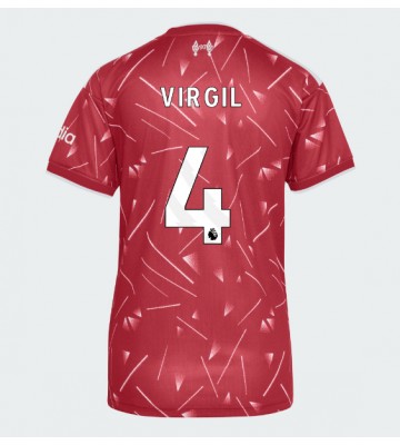 Liverpool Virgil van Dijk #4 Hjemmebanetrøje Dame 2026-27 Kortærmet